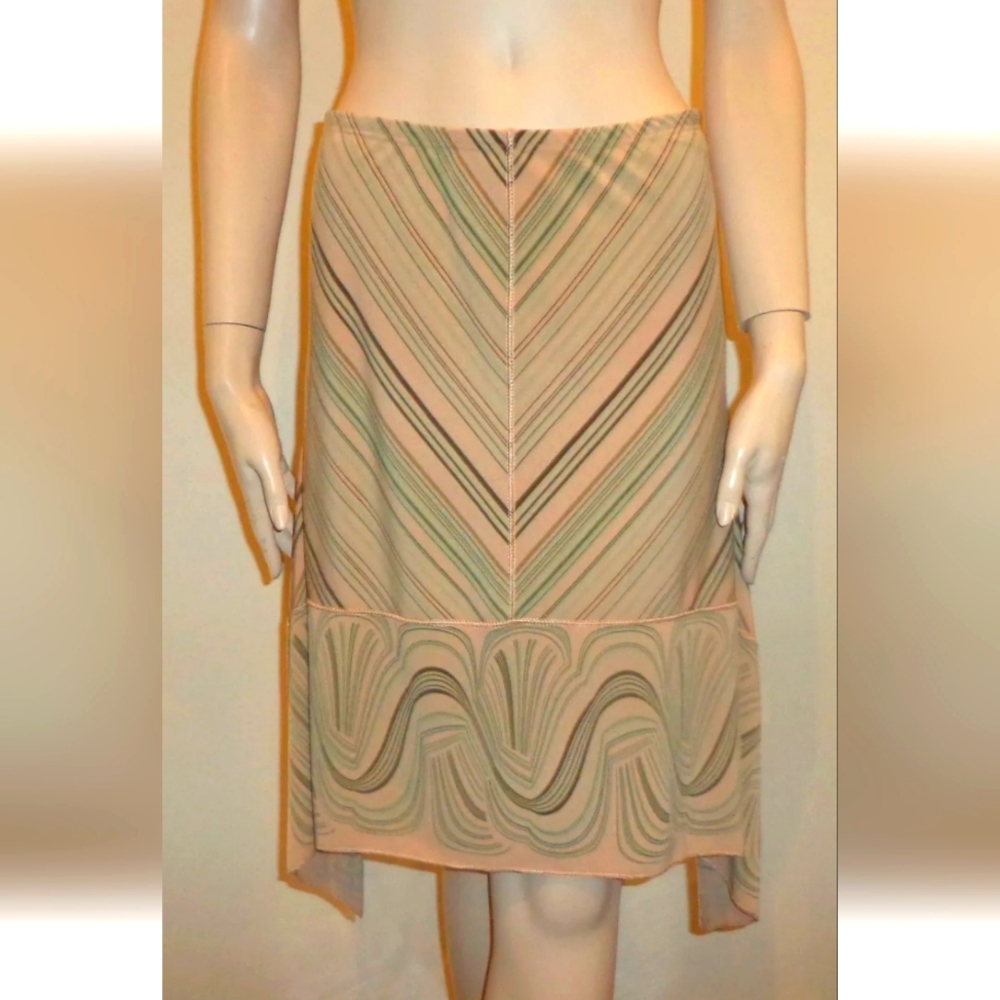 Max Studio Multi Color Asymmetrical Hem Slip On L… - image 5